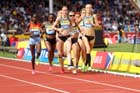 Laura Weightman and Hannah England in the 1500 metres, 2012 Samsung Diamond League, Birmingham.